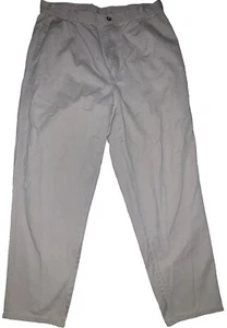 Brooks Brothers Men's Beige 100% Cotton Pants (Size: W34/L30) Vintage Designer!! - Picture 1 of 11