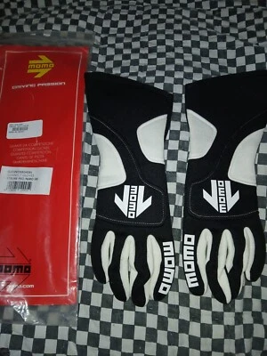MoMo Xtreme Pro  Gray  Race Gloves,  Oval Rally  Racing 8 Nos In Package  - Image 1 of 4