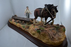 BORDER FINE ARTS LIMITED EDITION LOGGING - Picture 1 of 11