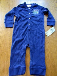 NUEVO CON ETIQUETAS RALPH LAUREN AZUL MARINO ISLAS HAWAIANAS LONGALL MAMPER NIÑO TALLA 6 MESES - Imagen 1 de 5