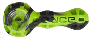 Eyce Spoon Cured Silicone 4” Hand Pipe - Creature Green - Picture 1 of 2