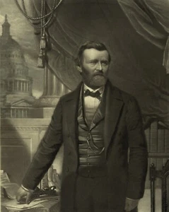 Ulysses S. Grant, 1800's, 1866 Print , New Reproduction Picture - Picture 1 of 1