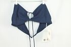 Tory Burch Womens Navy Bandeau String Bikini Top #L $138