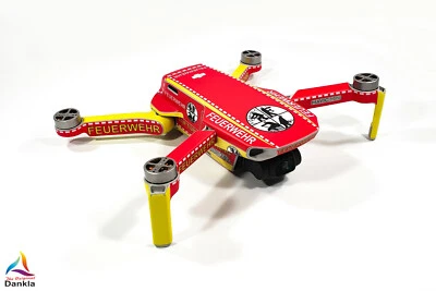 DJI MAVIC MINI - SKIN - FEUERWEHR * -  / Folie / Decal / Wrap / Drohne / Zubehör - Bild 1 von 4