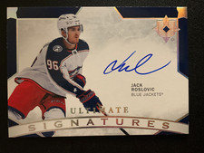 2021 Upper Deck Ultimate Collection Signatures Jack Roslovic Auto Autograph