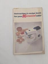 Kenwood Chef A701a Instruction & Recipe Book Edition no 9