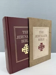 The Jerusalem Bible Doubleday 1966 Edition Hardcover Book w/Slipcase & Maps - Foto 1 di 24