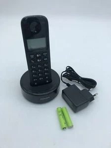 Philips D1601B - Schnurloses Telefon, Schwarz - Zdjęcie 1 z 5