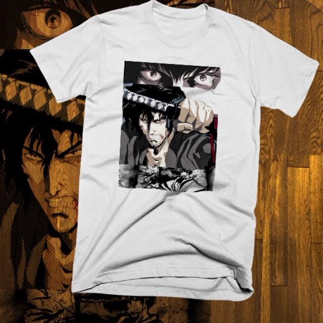 Ninja Scroll Jubei Retro anime T-Shirt, Japan Tokyo, sizes S to 3XL, soft cotton - Imagem 1 de 1