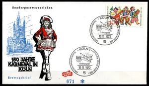 150 Jahre Kölner Karneval. FDC(2). Köln. BRD 1972 - Bild 1 von 1