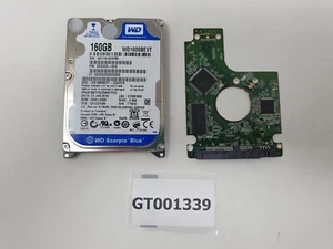 WD WD1600BEVT 2.5" 160GB Hard Disk Drive Control Board PCB Circuit Board - Photo 1/9
