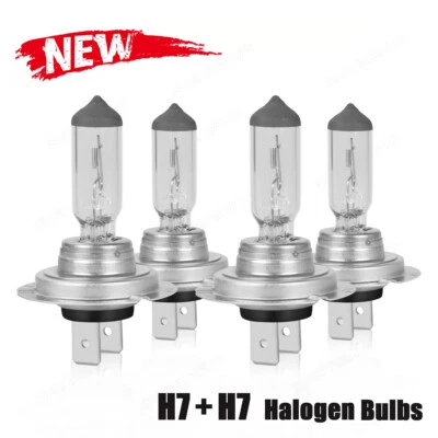 For Mercedes-Benz C250 C300 C350 -4X Combo Headlight High-Low Beam Halogen Bulbs - Image 1 of 4