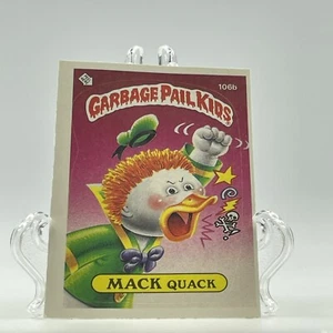 Garbage Pail Kids Series 3 Mack Quack #106b 1986 Sticker Card - Picture 1 of 3