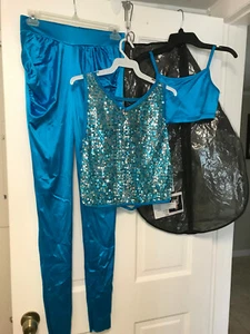 CURTAIN CALL ROCK & HIP POP DANCE PANTS HALLOWEEN COSTUME RECITAL J4780 ASM   - Picture 1 of 11