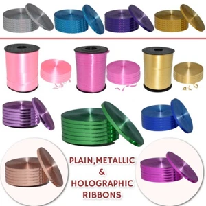 100 metres florist poly ribbon - 5MM wide - NEW MASSIVE COLOUR SELECTION STOCKED - Picture 1 of 47