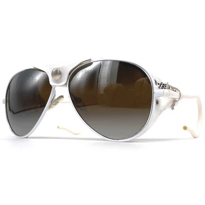 Gafas de sol vintage CÉBÉ 2000 SPORT Glacier - Francia años 90 - grandes - blancas NOS Foto 1 de 4