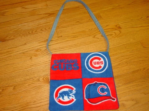 New Womens Ladies Girls Chicago Cubs Baseball Single Strap Shoulder Purse Bag Cover