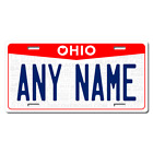 Personalized Ohio License Plate 5 Sizes Mini to Full Size Free Shipping