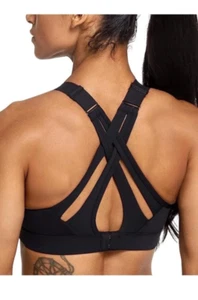 Yvette Women High Impact Sports Bras Criss Cross Back Running Bra Different Size - Picture 1 of 17