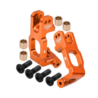 GPM Racing Aluminum 7075 Front C Hubs Orange for Losi 8IGHT-X / XE / XTE - Image 1 of 4