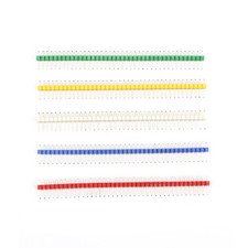 2.54mm 40 Pins PCB Male Header Pin Single / Double Row Coloured Connector Strip