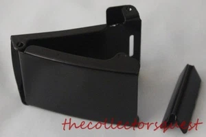 NUEVA HEBILLA DE CINTURÓN NEGRA ABATIBLE con PUNTA SOLAMENTE para Repuesto de Cinturones de Lona de 1,25 - Imagen 1 de 3