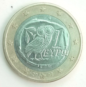 GREECE GREEK  EUROSET 1c-2e year 2002 EFS 8 coins  UNCIRCULATED  UNCERTIFIED