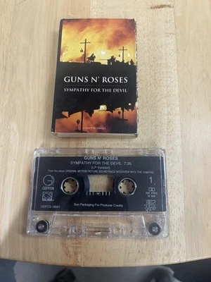 Guns N Roses~Sympathy For The Devil Cassette Single~94 GEFFEN~GEFCS-19381 - Image 1 of 4