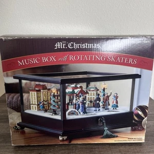 Mr Christmas Music Box with Rotating Skaters- 50 songs #745675 - Picture 1 of 14