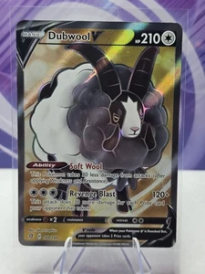 Dubwool V 188/192 Ultra Rare Rebel Clash Pokémon Card - Picture 1 of 2