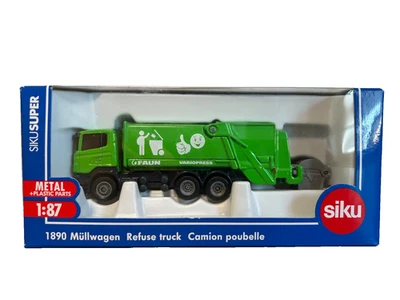 Siku Super 1:87   1890 Müllwagen " FAUN  VARIOPRESS" - Bild 1 von 4