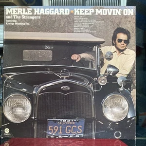 Merle Haggard - Keep Movin' On (1975, Vinyl LP) “Always Wanting You” - Picture 1 of 6