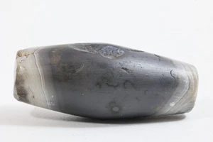 Himalayan Tibetan Nepal Old Dzi Agate Bead "Stripes" Amulet Pendant from Tibet - Picture 1 of 11