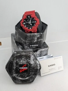 Casio G-Shock | NEW Box & Papers | GA-700-4ADR Analog Digital | Red Resin Watch - Picture 1 of 12