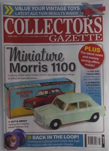 Collectors Gazette magazine August 2025 Miniature Morris 1100 + Auction results - Picture 1 of 1