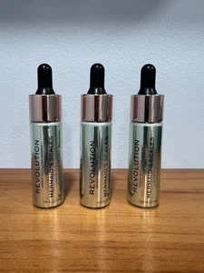 MAKEUP REVOLUTION Beauty NIB Mermaid's Scales Liquid Highlighter .61oz Pk Of 3 N - Picture 1 of 6