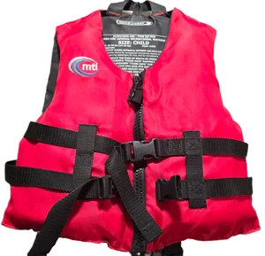 MTI Livery Type III PFD Life Jacket Youth Sz 30-50 Lbs Red - Picture 1 of 1