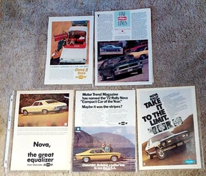 Chevrolet Cevy ll, Nova Advertising Ads & article, 1962, 68, 72, 77 - Picture 1 of 1