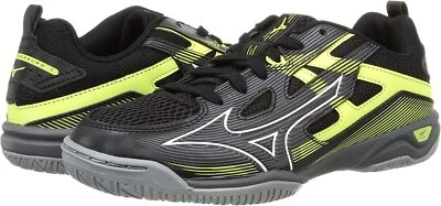 Mizuno Japan WAVE KAISERBURG Table Tennis Shoes 81GA2220 Ping Pong Black - Image 1 of 4