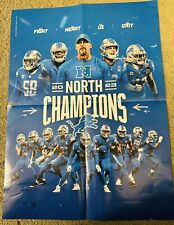 Detroit Lions 2023 NFL North Championship Poster Lions vs. Vikings Program