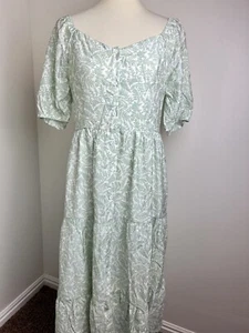 NWT Mikarose Sz LARGE Women’s maxi Dress Boho Bohemian Style - Picture 1 of 7