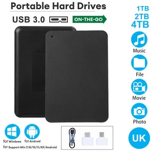 1/2/4/6/8/10/12TB Portable 2.5-Zoll SATA HDD USB 3.0 Externe Festplatte für Win - Bild 1 von 18