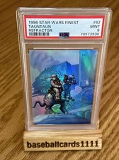 1996 Star Wars Finest 62 Tauntaun REFRACTOR PSA 9 Mint G21