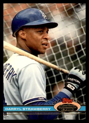 1991 Stadium Club #301a Darryl Strawberry - Image 1 of 2
