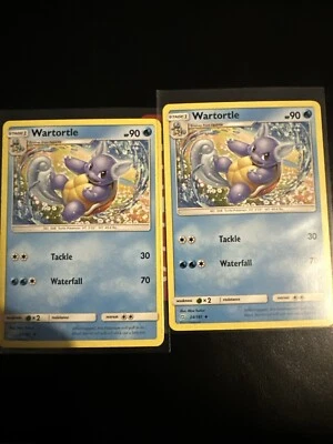 Pokémon TCG Wartortle Sun & Moon - Team Up 24/181 Regular Uncommon - Image 1 of 2