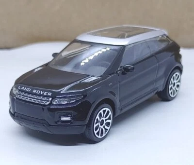 BBURAGO scala 1/43 Land Rover LRX Concept, nero-black, die-cast, no box - Immagine 1 di 4