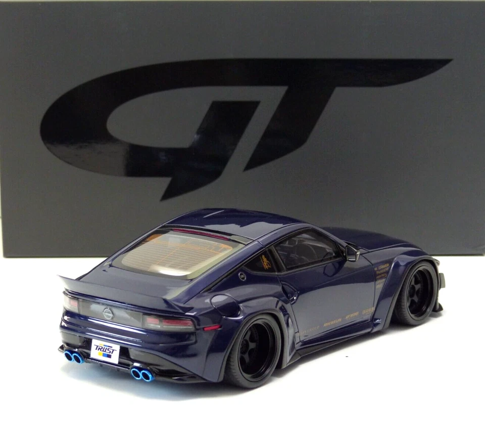 Nissan 400Z By PANDEM Year 2023 Dark-Blue / Black Wheels 1 18 GT494 GT-SPIRIT