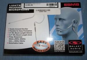 Galaxy Audio ESM8 Lightweight Headset Microphone-Beige 