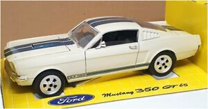 Revell 1/18 Scale 48835 - Ford Mustang 350 GT 65 - White/Blue Stripes 