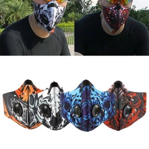 Polyester Mouth-Muffle Respirator Half Face Anti-Pollution Mask Cycling Scarf - Picture 1 of 9